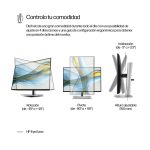 Monitor HP Series 5 Pro de 24 pulgadas con resolución WUXGA y SKU 9D9A7AA#ABB, ideal para uso profesional