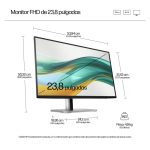 HP Series 5 Monitor FHD Pro de 23,8 pulgadas, SKU 9D9L6UT#ABB, en alta definición