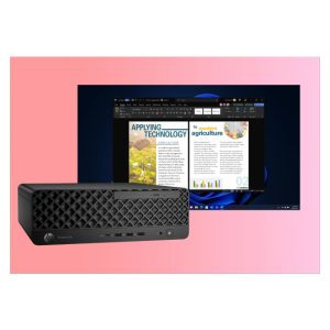 Ordenador de sobremesa HP ProDesk 4 SFF G1i con Intel Core Ultra 5, 16 GB de RAM DDR5, 512 GB SSD, Windows 11 Pro, en color negro. SKU 9H7U9ET#ABE
