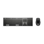 Imagen del HP Combinación de teclado y ratón inalámbricos recargables multidispositivo 720, con tecnología inalámbrica avanzada y diseño ergonómico. SKU: 9T5A9AA#ABE