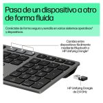 HP teclado inalámbrico recargable multidispositivo 720, referencia SKU 9T5B1AA#ABE, con diseño ergonómico y teclas de alta sensibilidad
