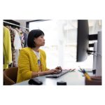 HP teclado inalámbrico recargable multidispositivo 720, referencia SKU 9T5B1AA#ABE, con diseño ergonómico y teclas de alta sensibilidad