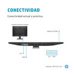 Imagen del monitor HP P22v G4 de 21.5 pulgadas con resolución Full HD 1920 x 1080 en color negro, SKU: 9TT53AA#ABB