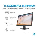 Imagen del monitor HP P22v G4 de 21.5 pulgadas con resolución Full HD 1920 x 1080 en color negro, SKU: 9TT53AA#ABB