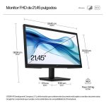 Monitor HP Series 3 Pro FHD de 21.45 pulgadas, modelo 322pv, SKU 9U5A2AA#ABB