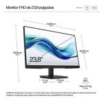 HP Series 3 Pro Monitor FHD de 23.8 pulgadas, resolución Full HD, SKU 9U5J5UT#ABB
