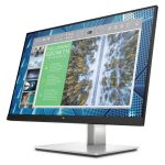HP E-Series E24q G4 pantalla para PC de 23.8 pulgadas, resolución 2560 x 1440 Pixeles con tecnología Quad HD, color negro y plata. SKU: 9VG12AA#ABB