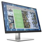 HP E-Series E24q G4 pantalla para PC de 23.8 pulgadas, resolución 2560 x 1440 Pixeles con tecnología Quad HD, color negro y plata. SKU: 9VG12AA#ABB