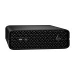 Vista frontal de la HP Z2 Mini G1i Workstation Desktop PC con Wolf Pro Security Edition, Intel Core Ultra 7, 16 GB DDR5-SDRAM, NVIDIA RTX A1000, Windows 11 Pro, SKU A40M7ET#ABE