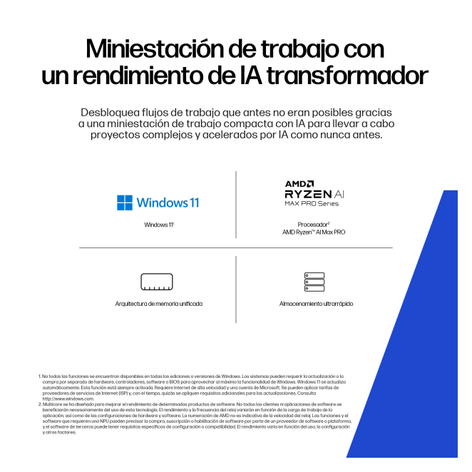 HP Z2 Mini G1a Workstation Desktop PC Wolf Pro Security Edition Copilot+ PC AMD Ryzen AI Max PRO 390 32 GB LPDDR5x-SDRAM Windows 11 Pro Mini PC Puesto de trabajo Negro 3 HP Z2 Mini G1a con periféricos