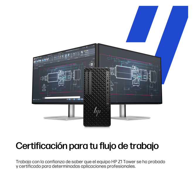 HP Z1 Tower G1i Wolf Pro Security Edition Intel Core Ultra 7 265 32 GB DDR5-SDRAM 1 TB SSD NVIDIA GeForce RTX 4060 Windows 11 Pro Torre PC AI PC, AI Workstation Negro 5 HP Z1 Tower G1i con características avanzadas