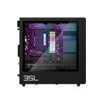 Vista frontal del HP OMEN 35L GT16-0000ns con AMD Ryzen 5 8500G, 16 GB DDR5-SDRAM, 1 TB SSD, NVIDIA GeForce RTX 4060 Ti y Windows 11 Home. SKU: AE0C5EA#ABE