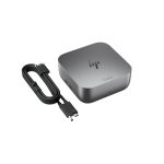 Base de acoplamiento HP Thunderbolt 4 Ultra de 280 W G6, SKU AW5M5UT#ABB, diseñada para portátiles, con múltiples puertos para conectividad avanzada