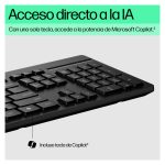 Combo de teclado y ratón con cable HP modelo 225, color negro, SKU AX2Y7AA#ABE, diseño ergonómico y conexión USB
