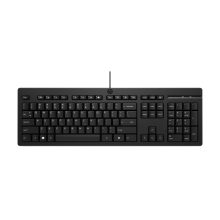 HP Teclado con cable USB 125 G2, diseño ergonómico y resistente, SKU AY2Y7AA#ABE