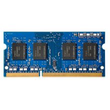 Memoria RAM HP SO DIMM DDR3, 144 patillas, 800 MHz y 1 GB capacidad. SKU E5K48A
