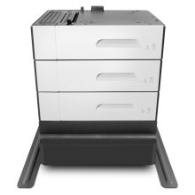 Soporte y bandeja de papel para impresora HP PageWide Enterprise, modelo con 3 bandejas de 500 hojas, SKU G1W45A