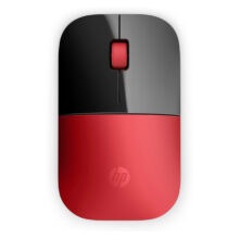 HP Ratón inalámbrico rojo modelo Z3700, SKU V0L82AA#ABB, diseño elegante y ergonómico ideal para uso diario.