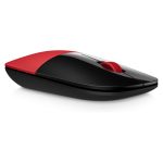 HP Ratón inalámbrico rojo modelo Z3700, SKU V0L82AA#ABB, diseño elegante y ergonómico ideal para uso diario.