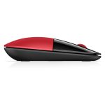 HP Ratón inalámbrico rojo modelo Z3700, SKU V0L82AA#ABB, diseño elegante y ergonómico ideal para uso diario.