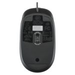 Ratón óptico HP con conexión USB y cable de 2.9 metros, SKU Z3Q64AA