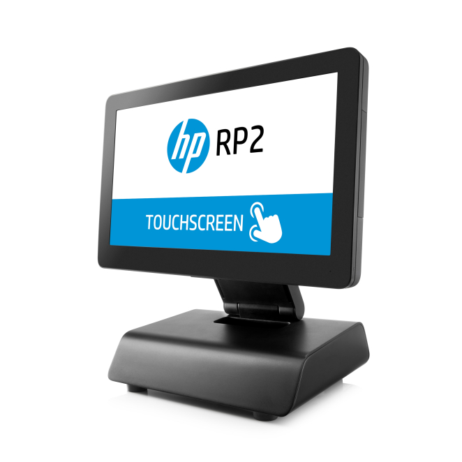HP RP2 Einzelhandelssystem, Modell 2000 (ENERGY STAR) J1900 2 GHz Todo-en-Uno 35,6 cm (14″) 1366 x 768 Pixeles Pantalla táctil Negro 1 HP RP2 Einzelhandelssystem pantalla táctil 14 pulgadas