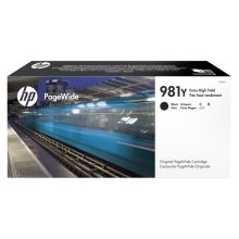 Cartucho original HP PageWide 981Y en color negro de alto rendimiento, SKU L0R16A
