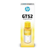 Imagen de la botella de tinta original HP GT52 amarilla de 70ml con el SKU M0H56AE para impresoras HP.