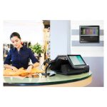 Sistema para minoristas HP RP7 modelo 7800 con diseño ergonómico y funciones avanzadas, SKU M5V15EA