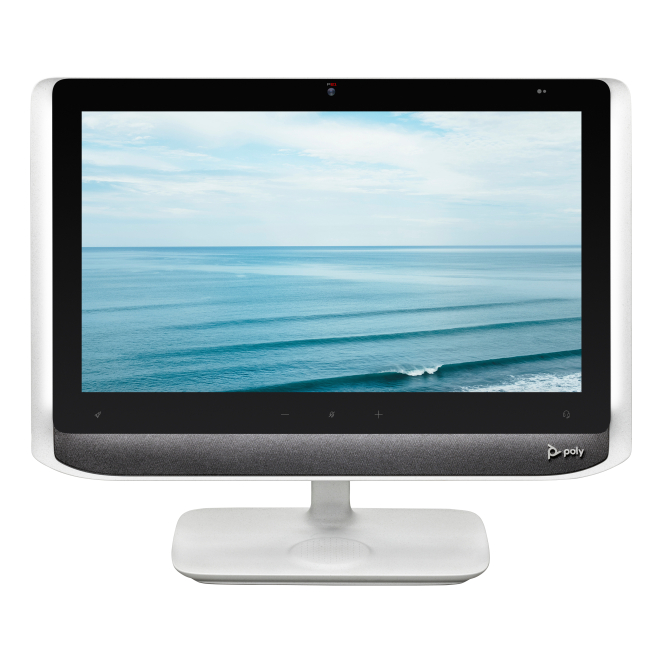 Poly Studio P21 Pantalla de Reuniones Personales FHD 21.5 pulgadas Poly Studio P21, pantalla de reuniones personales, Full HD, 21.5 pulgadas, 1920 x 1080 píxeles, color blanco, SKU 760Q9AA#ABB