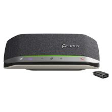 Poly Altavoz manos libres Sync 20+ con USB-C, certificación Microsoft Teams. SKU: 772D1AA