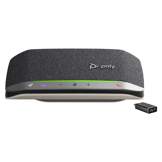 Poly Altavoz manos libres Sync 20+ con USB-C y certificación Microsoft Teams Poly Altavoz manos libres Sync 20+ con USB-C, certificación Microsoft Teams. SKU: 772D1AA