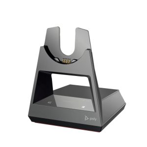 Poly Base para Voyager Office con conectividad Bluetooth 786C9AA, ideal para oficinas con auriculares y cascos inalámbricos