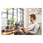 Teléfono IP Poly Edge E550 con capacidad PoE, SKU 82M91AA