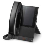 Poly Teléfono multimedia empresarial CCX 500 compatible con Microsoft Teams, modelo con alimentación PoE. SKU 82Z76AA
