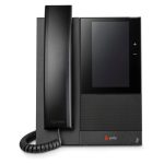 Poly Teléfono multimedia empresarial CCX 500 compatible con Microsoft Teams, modelo con alimentación PoE. SKU 82Z76AA