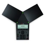 Imagen del teléfono de conferencias IP Trio 8300 de Poly sin radio y habilitado para alimentación a través de Ethernet, SKU 830A0AA