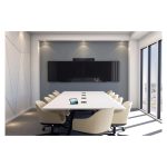 Poly Barra de video multifunción Studio X70, ideal para videoconferencias, incluye controlador TC8. SKU: 83Z52AA