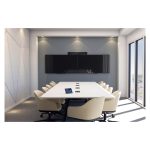 Poly Barra de video multifunción Studio X70, ideal para videoconferencias, incluye controlador TC8. SKU: 83Z52AA