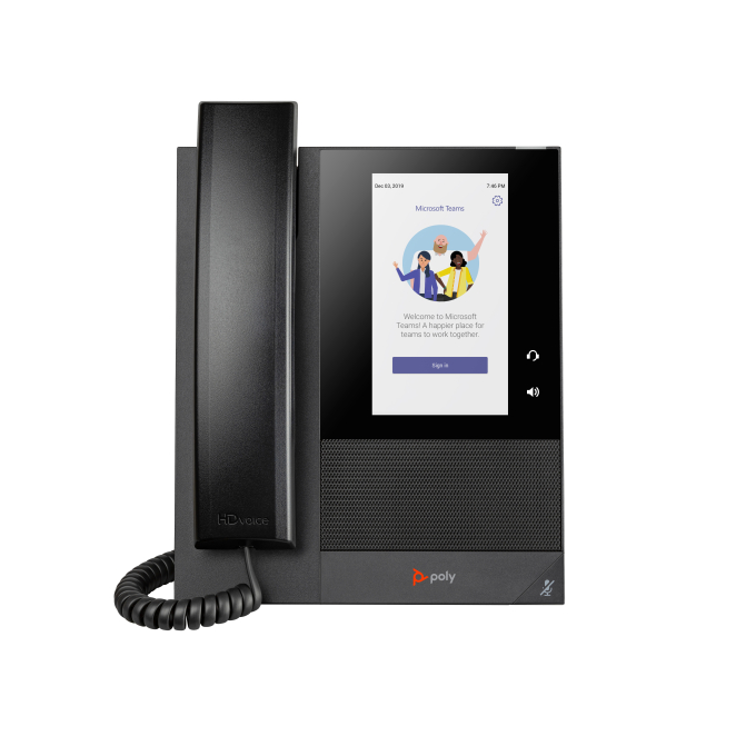Poly Teléfono empresarial multimedia CCX 400 con PoE y Microsoft Teams Teléfono multimedia Poly CCX 400 empresarial para Microsoft Teams, habilitado con PoE y compatibilidad con GSA/TAA. SKU 848Z9AA#AC3