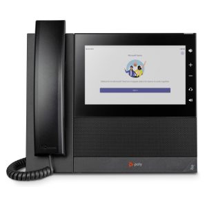 Teléfono multimedia Poly CCX 600 empresarial para Microsoft Teams, habilitado con PoE y compatibilidad GSA/TAA. SKU 849A8AA#AC3