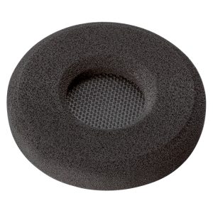 Par de almohadillas de espuma Poly para auriculares EncorePro HW510/520, SKU 85Q31AA, ideales para reemplazo y comodidad.
