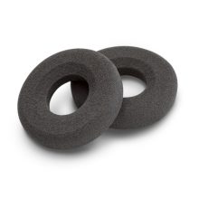Almohadillas de cuero sintético para auriculares Poly Blackwire C310/320, paquete de 2 unidades. SKU: 85S15AA
