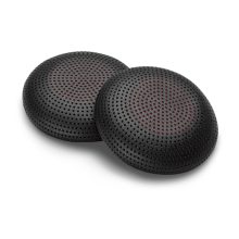Dos almohadillas de cuero sintético de reemplazo para auriculares Poly Blackwire 3315 y 3325, SKU 85S22AA