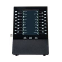 Imagen del módulo de expansión Poly VVX EM50 con pantalla LCD, SKU 85X07AA, ideal para ampliar capacidades en equipos de telefonía