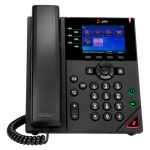 Teléfono IP Poly OBi VVX 350 con 6 líneas y soporte PoE, SKU 89B59AA