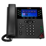 Teléfono IP Poly OBi VVX 450 con 12 líneas y alimentación PoE, SKU 89B60AA