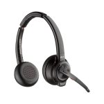 Auriculares Poly Savi 8220 UC con tecnología DECT 1880-1900 MHz y conexión USB-A, SKU 8D3F2AA#ABB