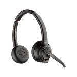 Poly Auriculares Savi 8220 UC con certificación Microsoft Teams. Conectividad DECT 1880-1900 MHz y puerto USB-A. SKU 8D3F5AA#ABB.