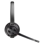 Auriculares estéreo inalámbricos Poly Savi 8220 con tecnología DECT 1880-1900 MHz y base de carga, SKU 8Y9C4AA#ABB